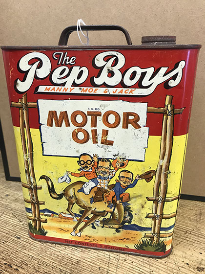 Pep Boys Oil Can